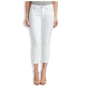 Lucky Brand white Brooke Crop Jeans EUC